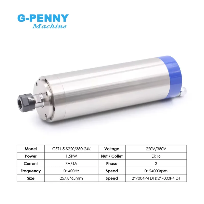 Customization G-PENNY 110v/220 - Water Cooled Spindle recension och pris