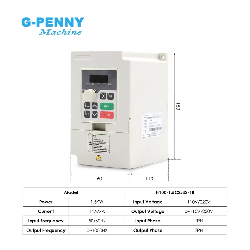 Customization G-PENNY 110v/220 - Water Cooled Spindle recension och pris