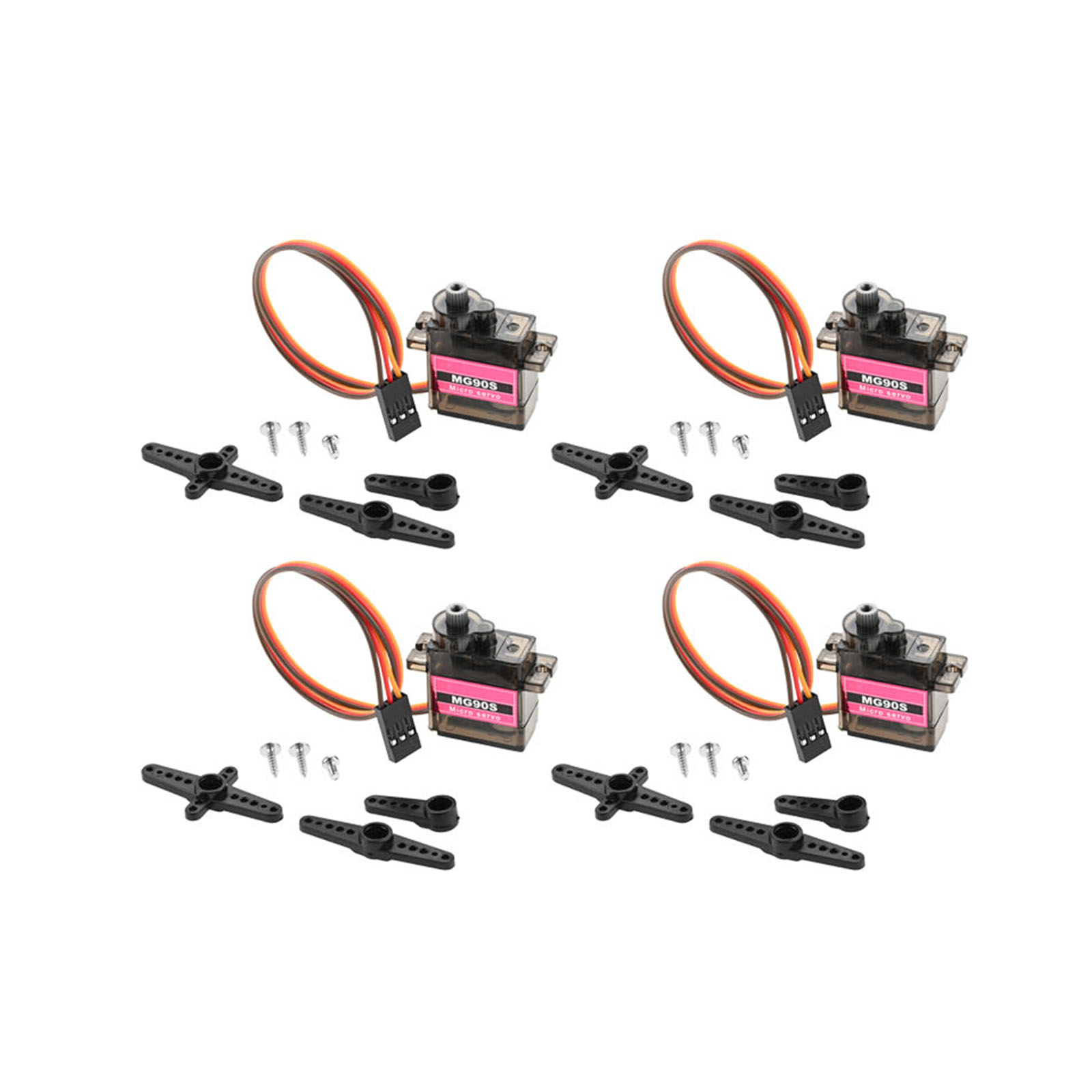 4pcs Micro Servo Metal Gear 90 - Servo 9G recension och pris