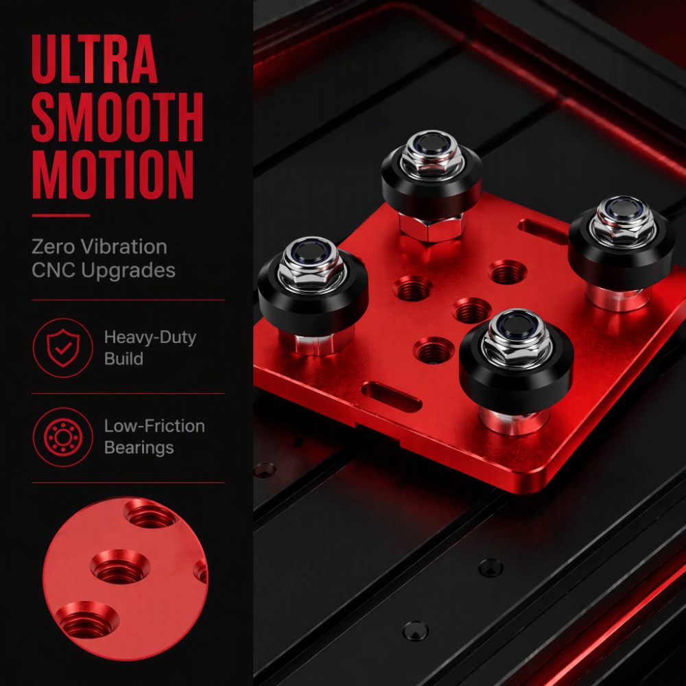 2pcs set Lightweight Design Al - V Slot Wheel recension och pris