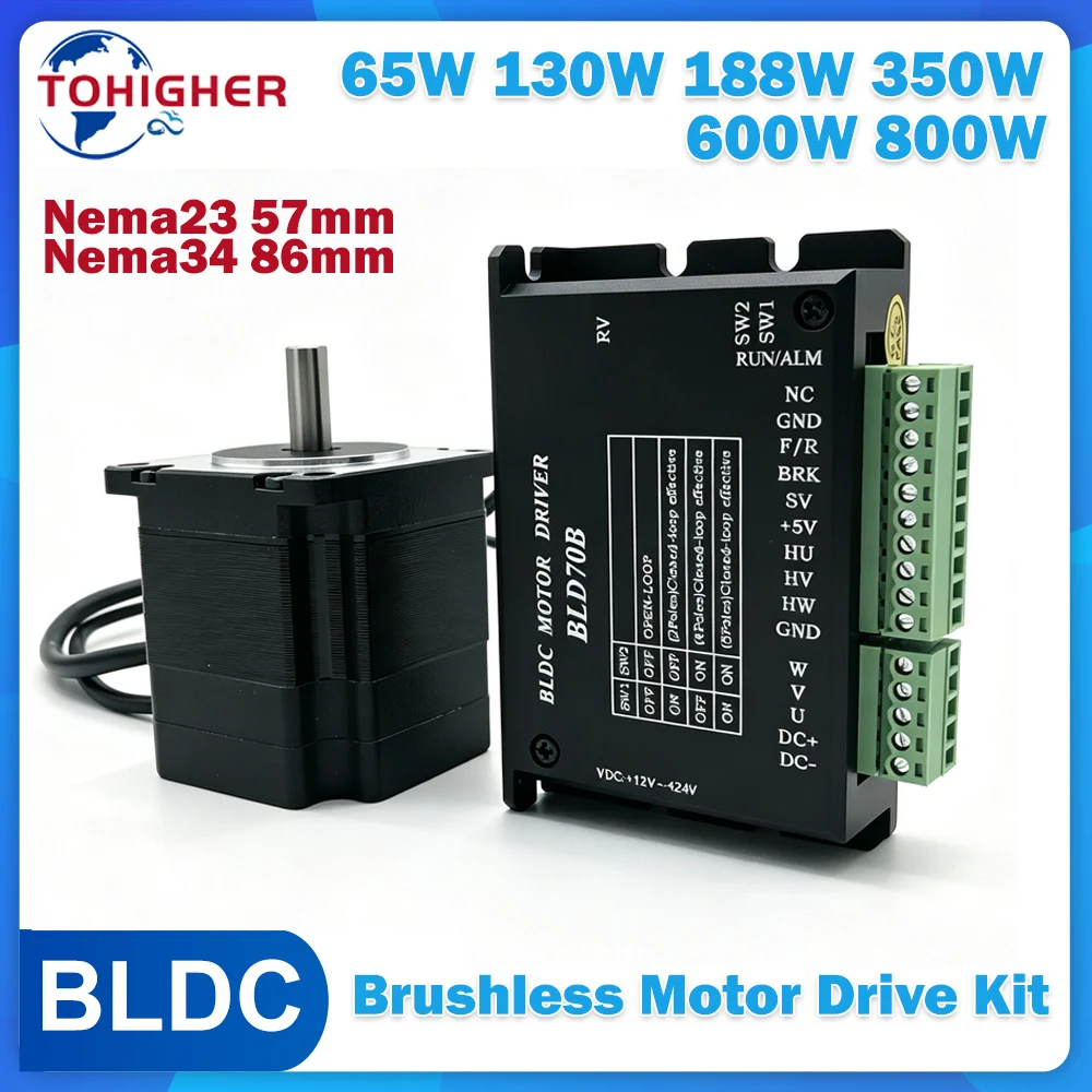 DC24V/48V AC220V Nema23 Nema34 - Nema23 Stepper recension och pris
