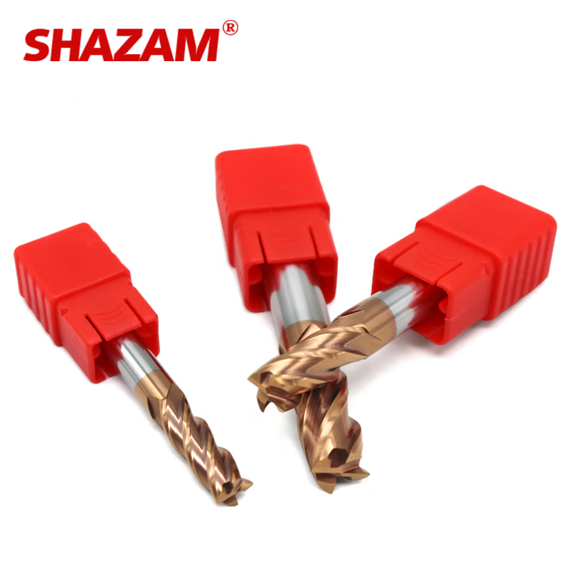 SHAZAM HRC55 4-Flute Flat End  - End Mill Set recension och pris