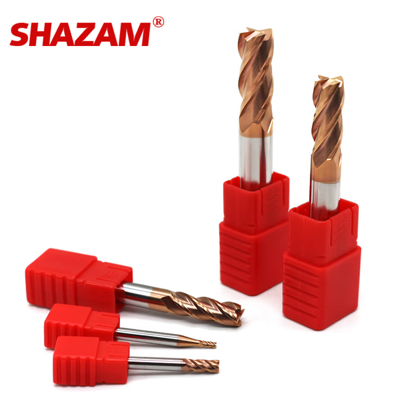 SHAZAM HRC55 4-Flute Flat End  - End Mill Set recension och pris