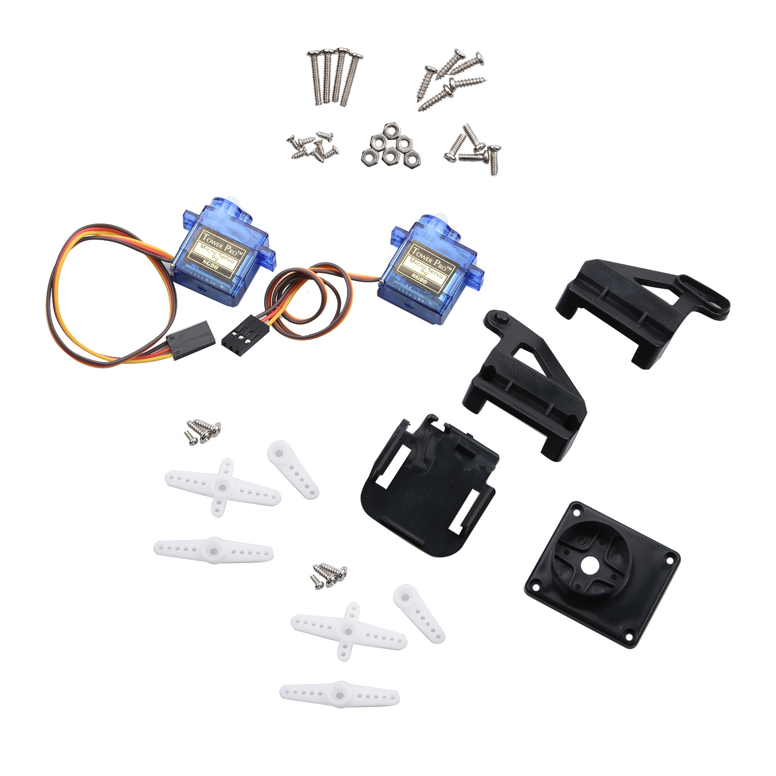 FPV Nylon Dual-Axis Servo Gimb - Servo 9G recension och pris