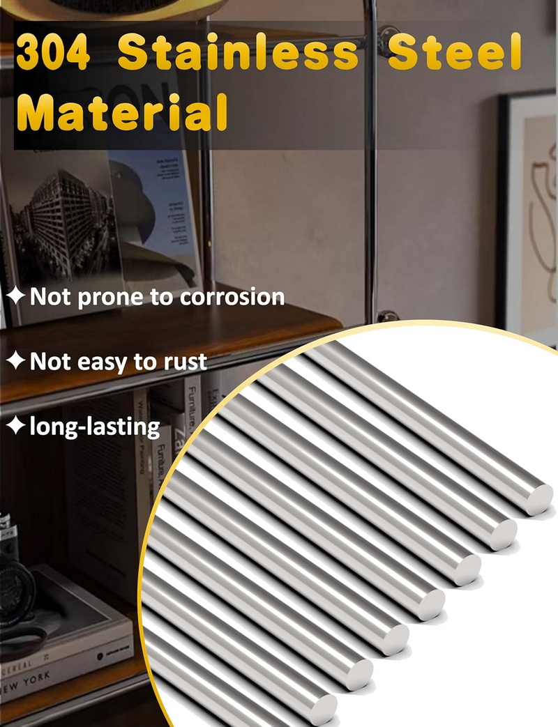 300mm Stainles Steel Solid Rou - Linear Rod 8Mm recension och pris