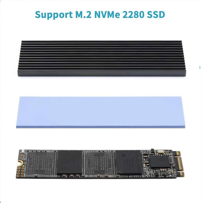 PCIe NVMe M.2 2280 SSD Aluminu - Aluminium Extrusion recension och pris