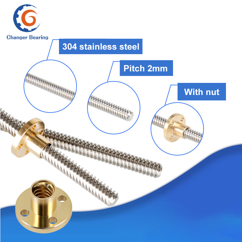 100-900mm T-Type T8 Lead 8mm P - Lead Screw 8Mm recension och pris
