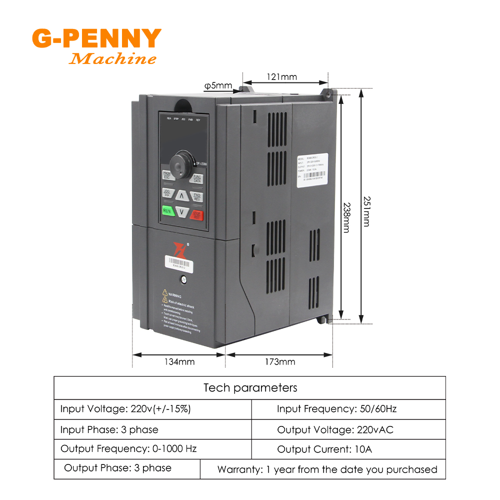 G-Penny 2.2KW Water Cooled Spi - Water Cooled Spindle recension och pris