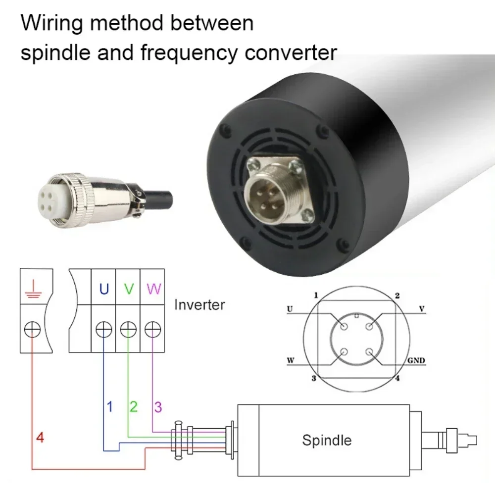 800W 1.5KW 2.2KW CNC Air Coole - Water Cooled Spindle recension och pris