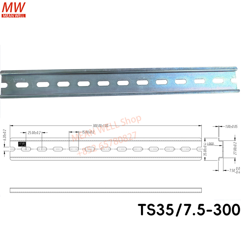 TS35 7.5mm DIN Rail Connector  - Lm8Uu Bearing recension och pris